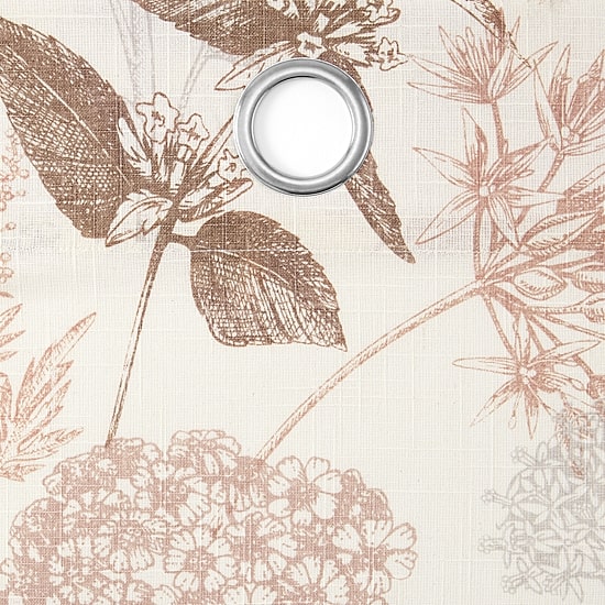 Fieldcrest Arden Garden Grommet Top Sheer Single Curtain Panel