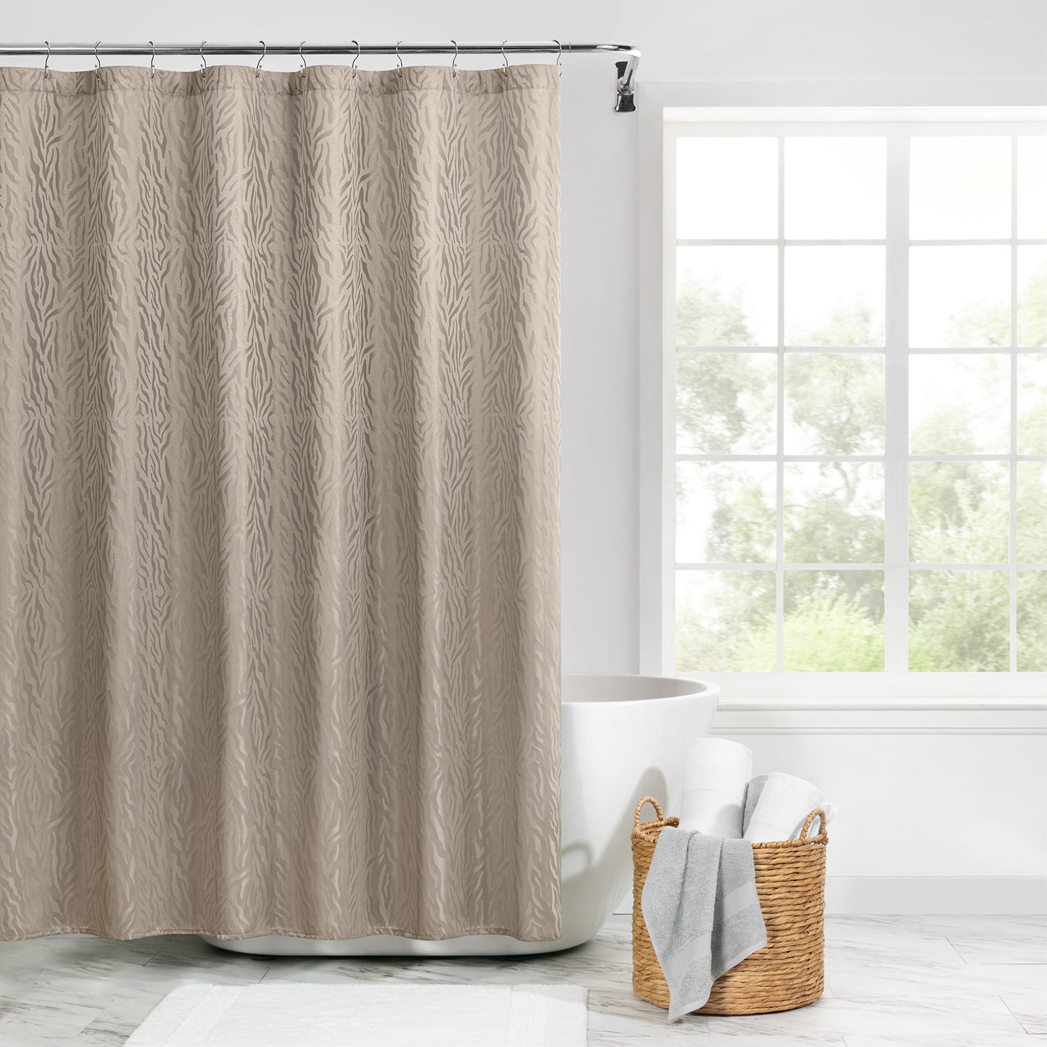 Fieldcrest Zebra Shower Curtain