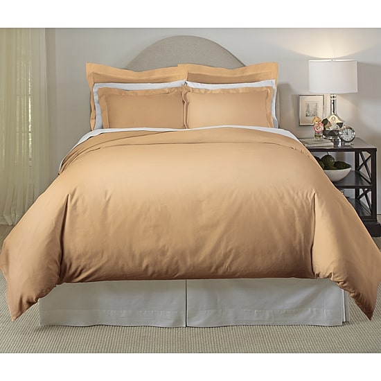 Pointehaven Long Staple Cotton Oversized Sateen 3-pc. Duvet Cover Set