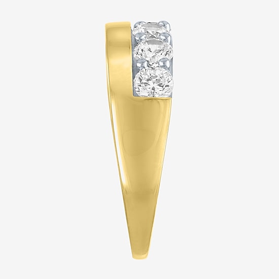 G-H / Si2-I1 Womens 6MM 1 CT. T.W. Lab Grown White Diamond 10K Gold Wedding Band