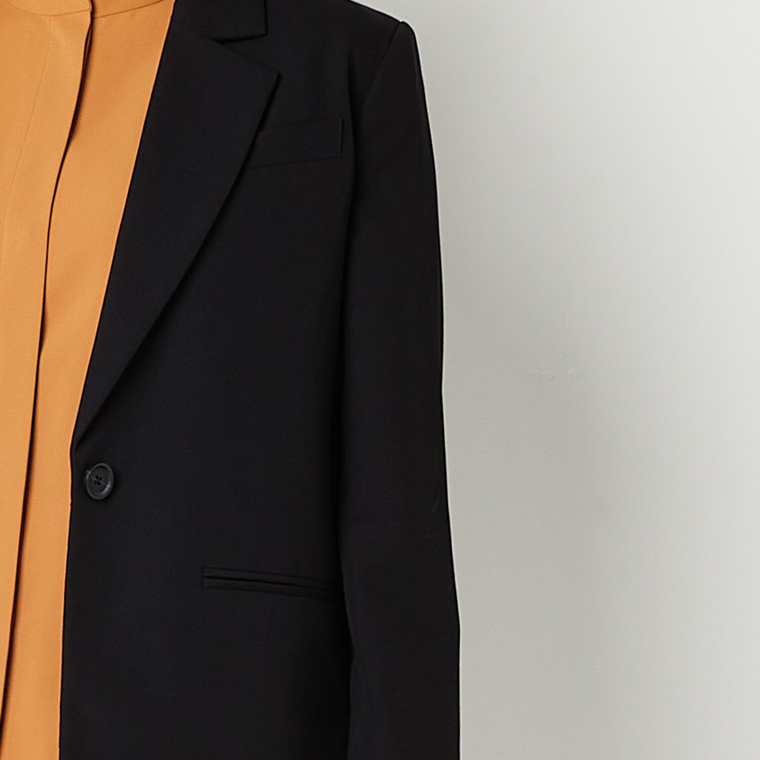 Worthington Womens Relaxed Single Button Blazer