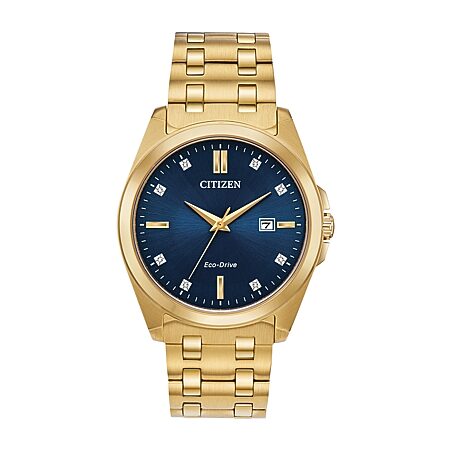 Citizen Classic Mens Gold Tone Stainless Steel Bracelet Watch