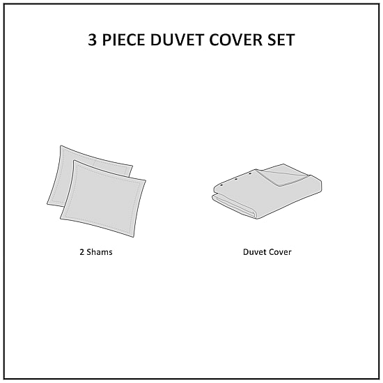 N Natori Sakura Blossom 3-pc. Duvet Cover Set