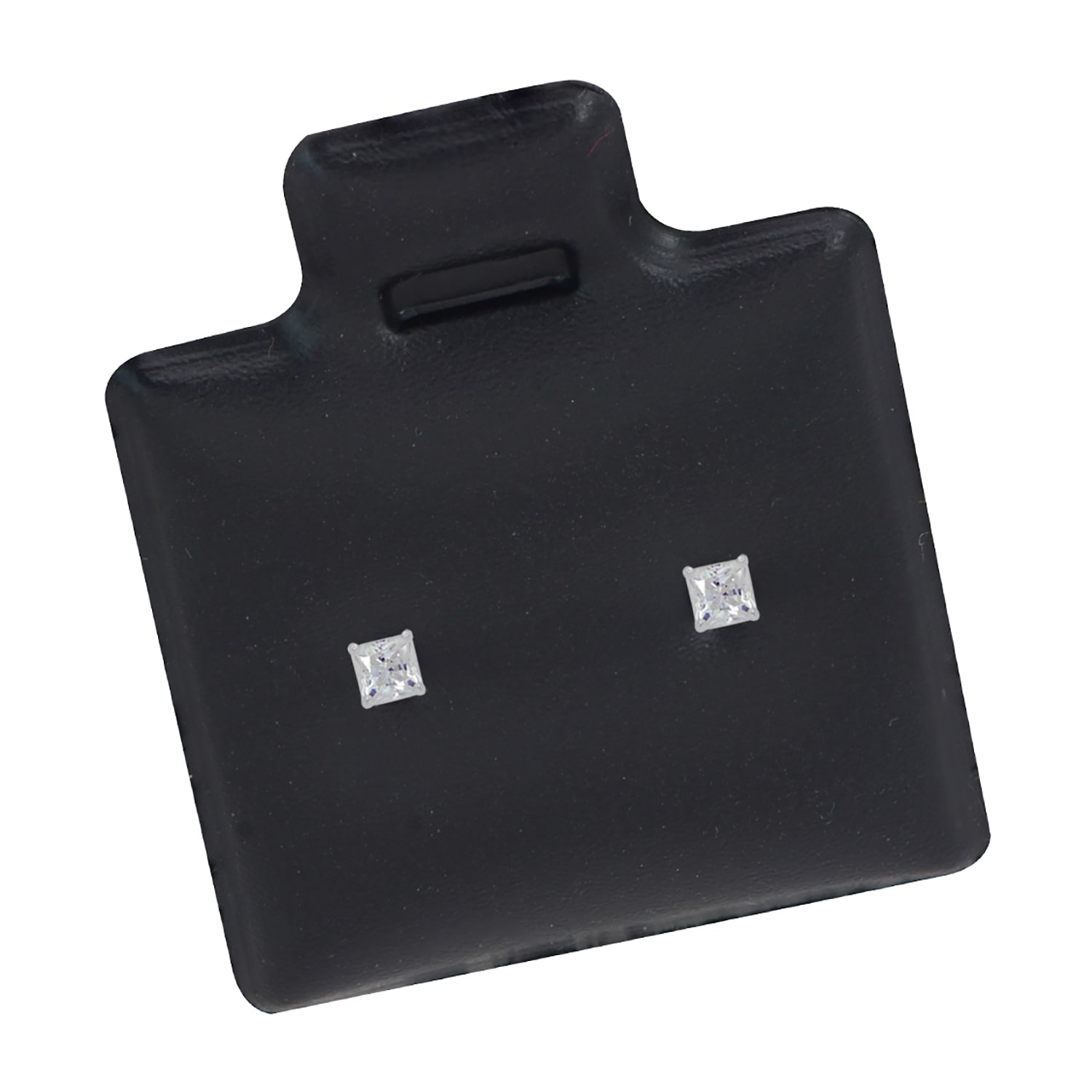 Cubic Zirconia 14K Gold 7mm Stud Earrings