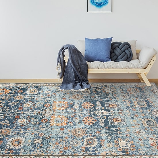 Amer Rugs Bethleham Cerr Floral Floral Indoor Outdoor Rectangular Accent Rug