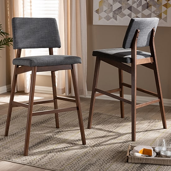 Colton 2-pc. Counter Height Upholstered Bar Stool