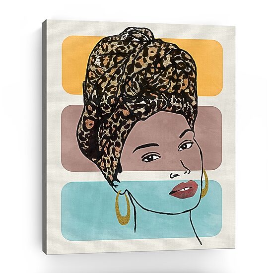 16X20 Head Wrap Giclee Canvas Wall Art