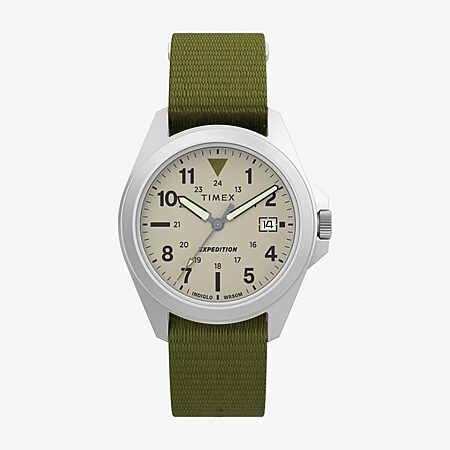 Timex® Expedition® Camper Mens Black Fabric Strap Watch