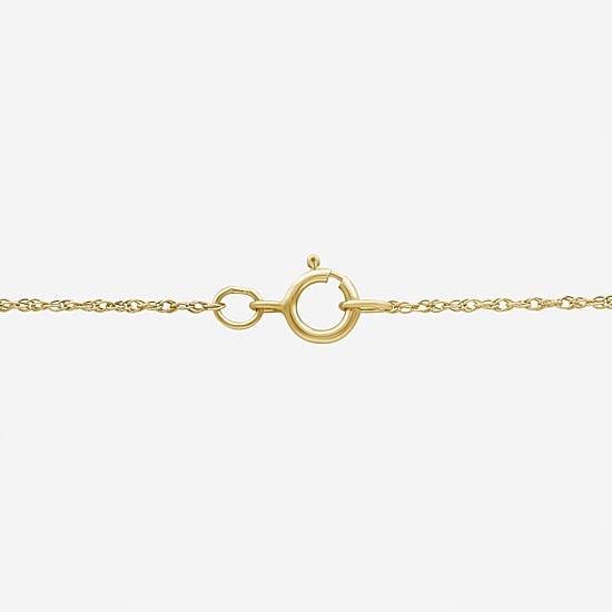 Womens Gemstone & 1/6 CT. T.W. Natural Diamond 10K Gold Pear 18 Inch Pendant Necklace