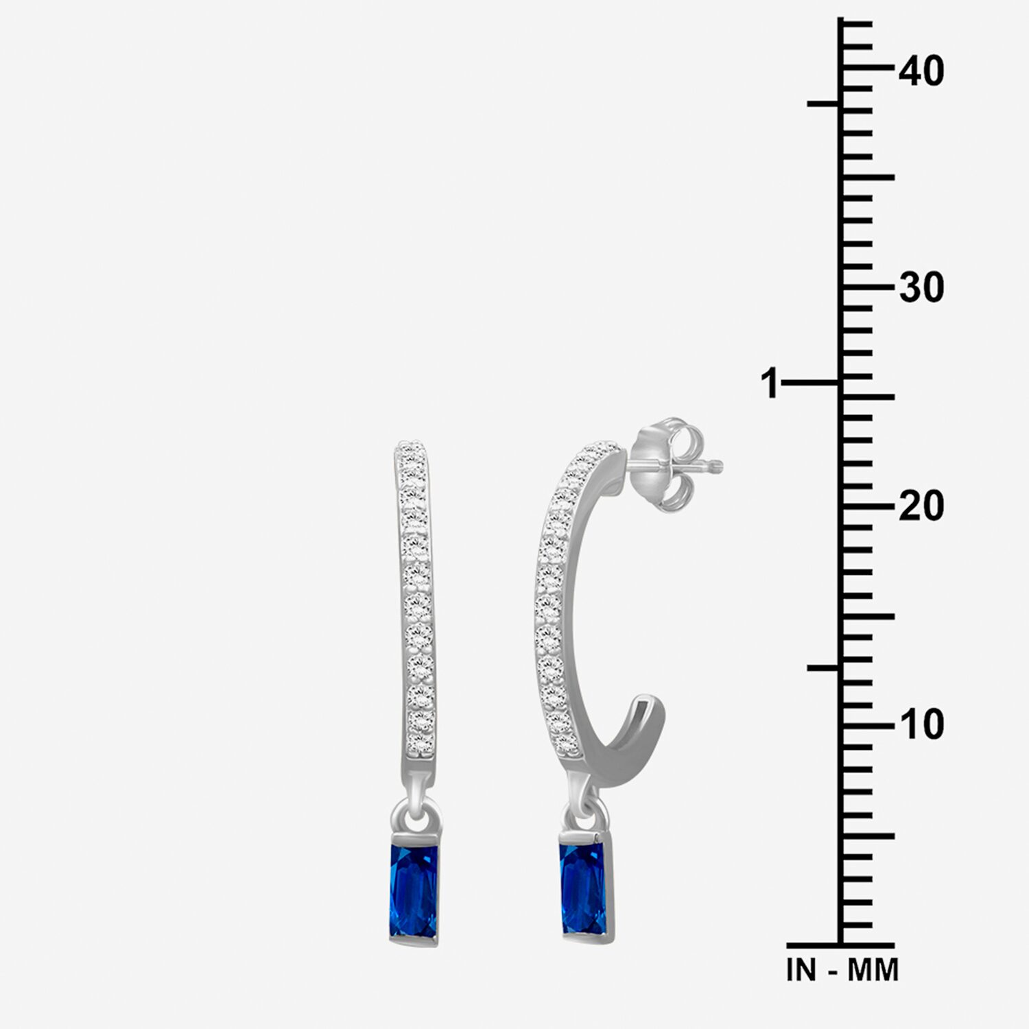 Womens Gemstone & 1/4 CT. T.W. Natural Diamond 10K Gold Drop Earrings