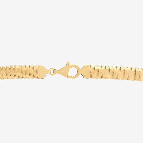 Made in Italy Womens 14K Gold Over Silver 18 Inch Pendant Necklace