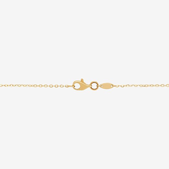 Limited Quantities! Womens 14K Gold Round 18 Inch Pendant Necklace