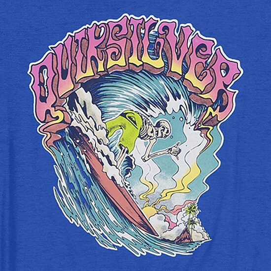 Quiksilver Big Kid Boys Crew Neck Short Sleeve Regular Fit Graphic T-Shirt