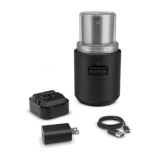 KitchenAid Cordless Blade Coffee Grinder with Battery