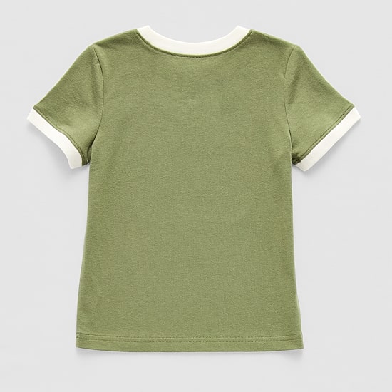 Okie Dokie Toddler & Little Boys Crew Neck Short Sleeve Regular Fit Graphic T-Shirt
