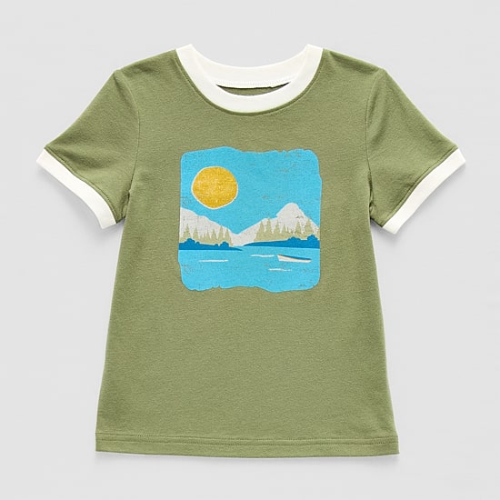 Okie Dokie Toddler & Little Boys Crew Neck Short Sleeve Regular Fit Graphic T-Shirt