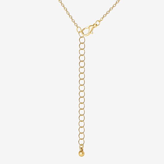JS Jessica Simpson Gold Tone Pendant Necklace & Stud Earring Womens Knot 3-pc. Jewelry Set
