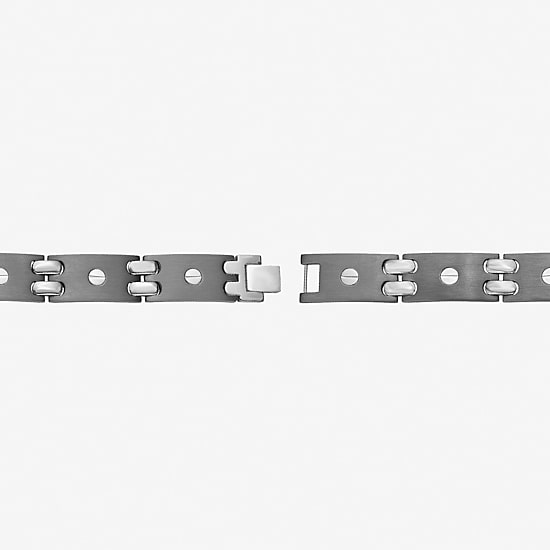 Limited Quantities! Mens Titanium Solid 10 Inch Link Bracelet