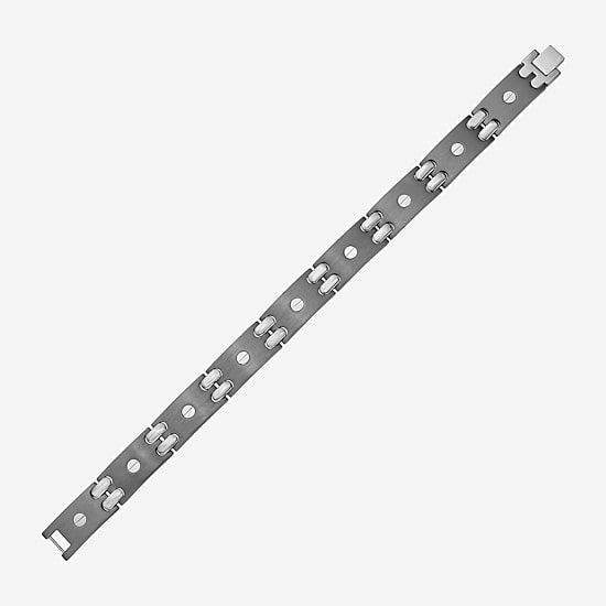 Limited Quantities! Mens Titanium Solid 10 Inch Link Bracelet