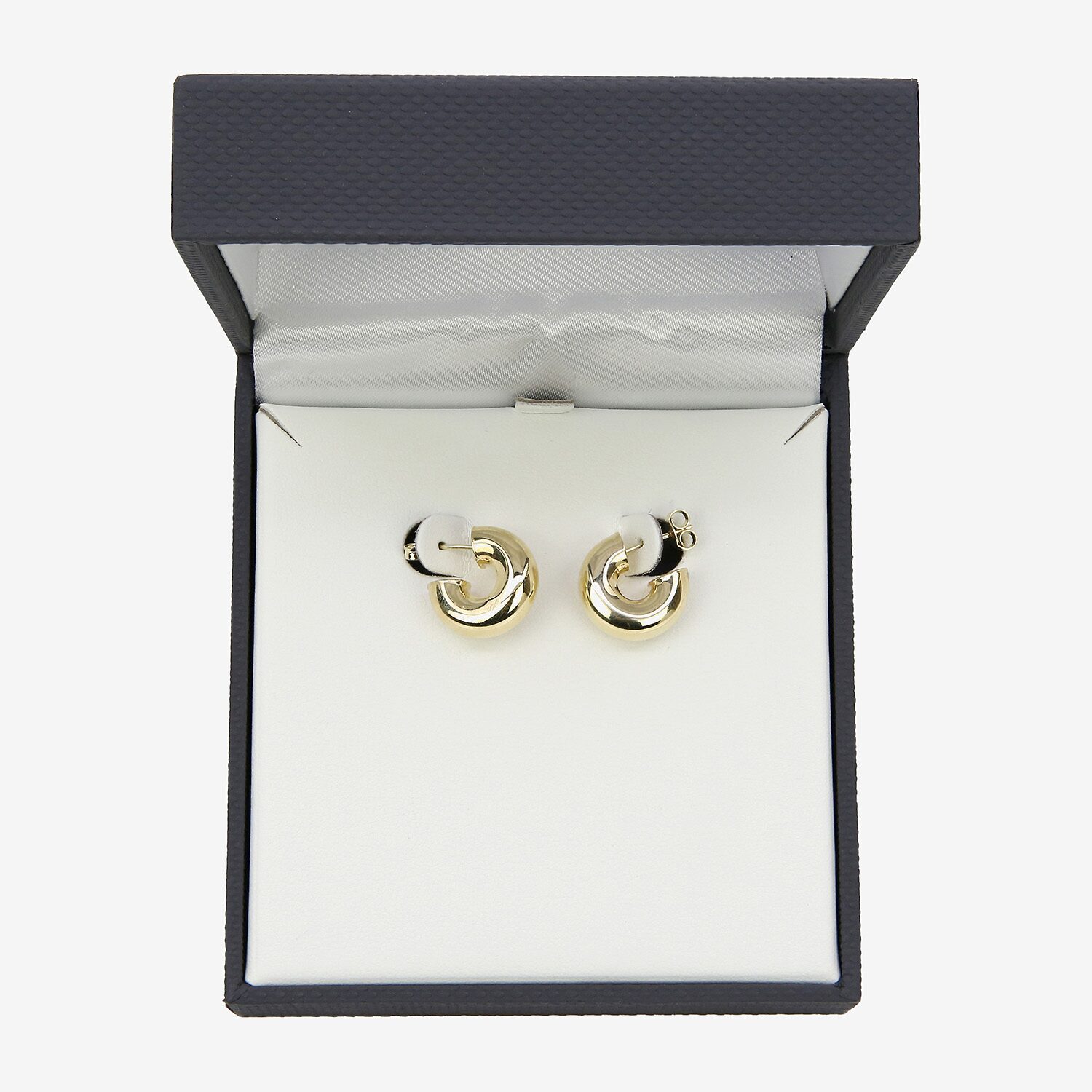 Gold Addiction Womens 10K Gold 16mm Hoop Earrings