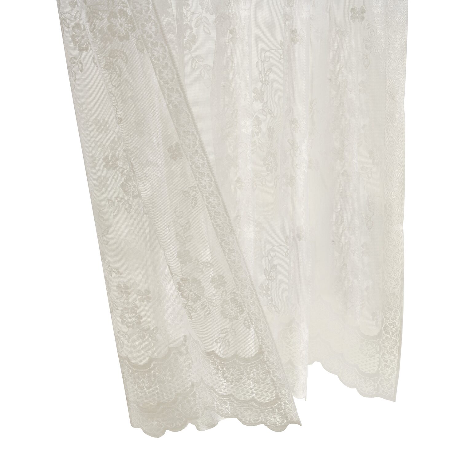 Habitat Mona Lisa Rod Pocket Sheer Single Curtain Panel