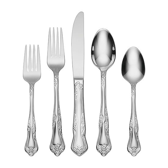 Oneida Azalea 18/0 Stainless Steel 20-pc. Flatware Set