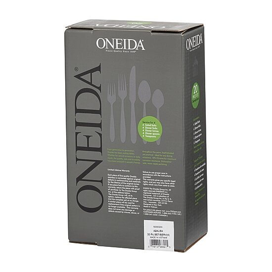Oneida Azalea 18/0 Stainless Steel 20-pc. Flatware Set
