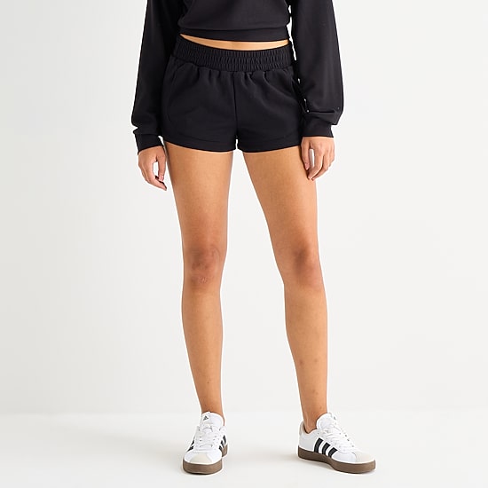 Arizona Juniors Womens Mid Rise Juniors Jogger Short