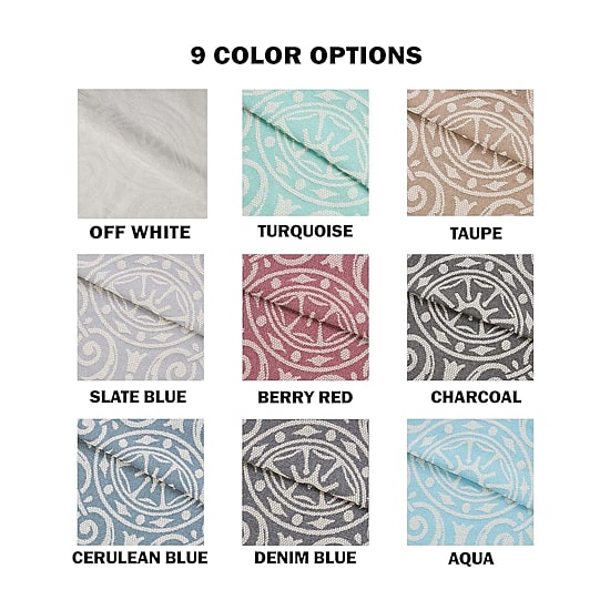 SUPERIOR® Adalie Medallion Cotton Poly Reversible Jacquard Bedspread