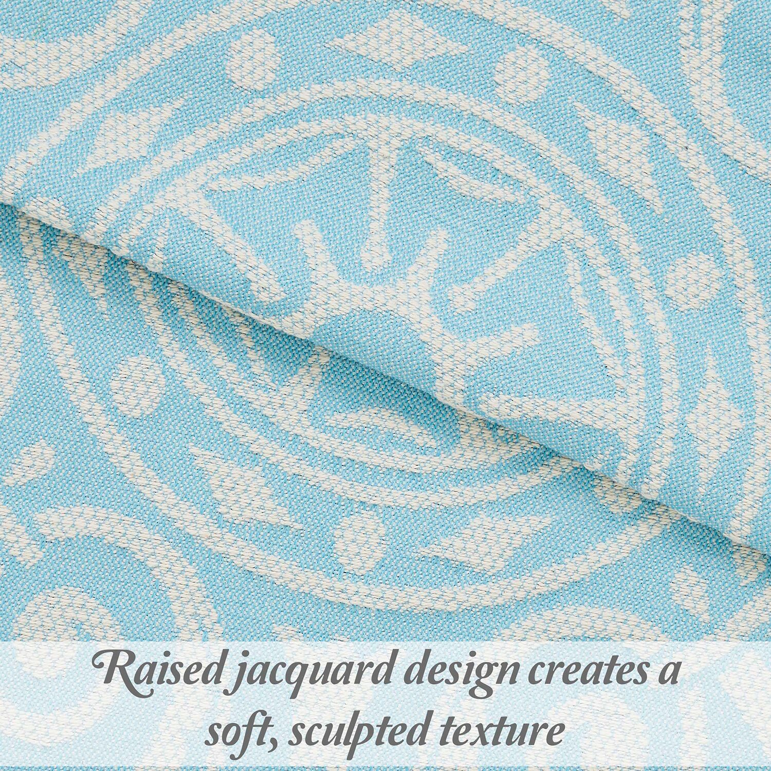 SUPERIOR® Adalie Medallion Cotton Poly Reversible Jacquard Bedspread