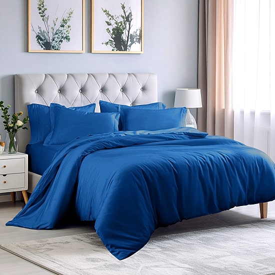 SUPERIOR® Rayon From Bamboo 300tc Cooling Silky Hypoallergenic Reversible Duvet Cover