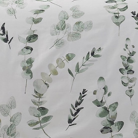 Pointehaven Eucalyptus Digital Print Cotton Percale Midweight Comforter Set