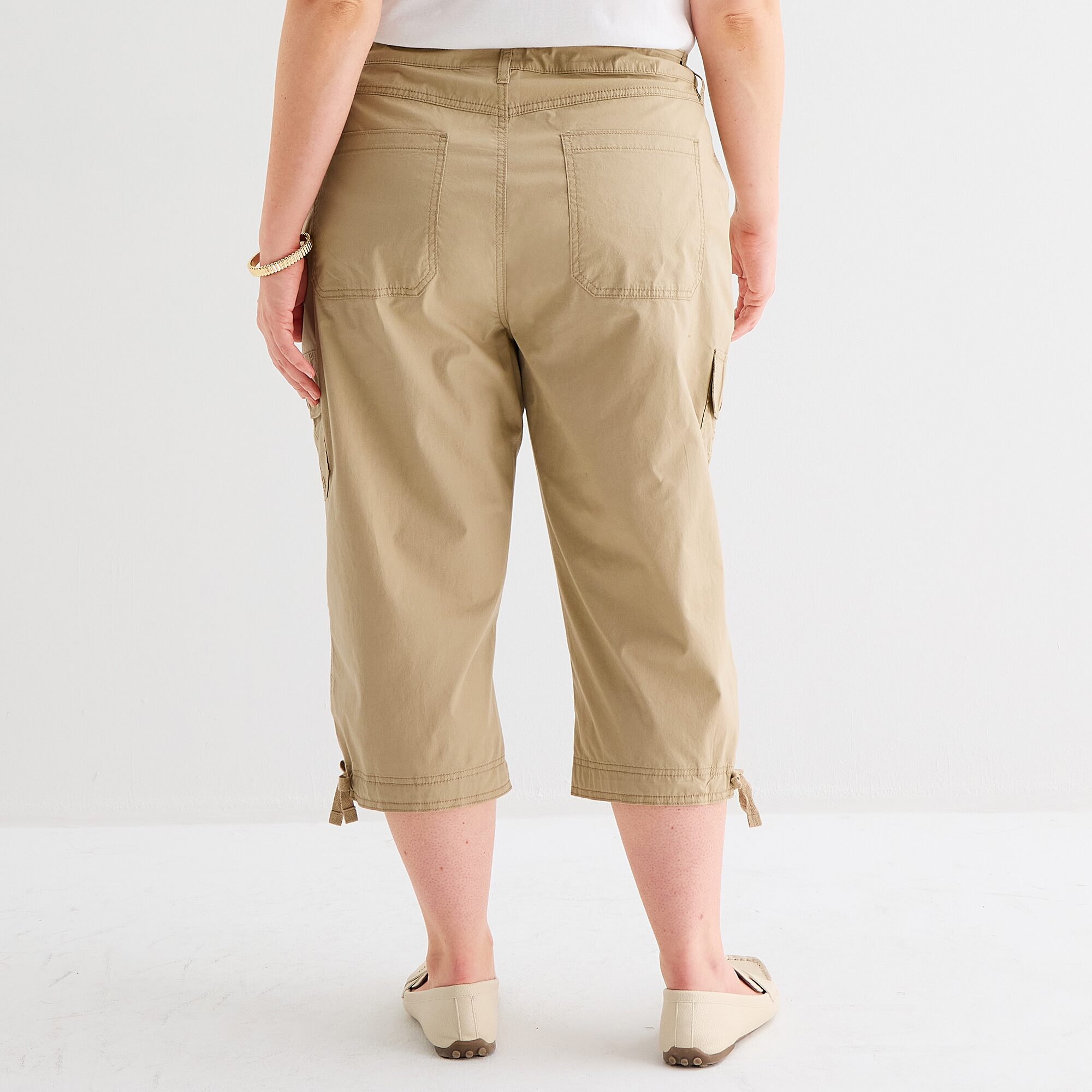 St. John's Bay Womens Plus Skinny Capri Pant