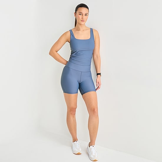Xersion EverContour+ Womens Square Neck Active Tank Top