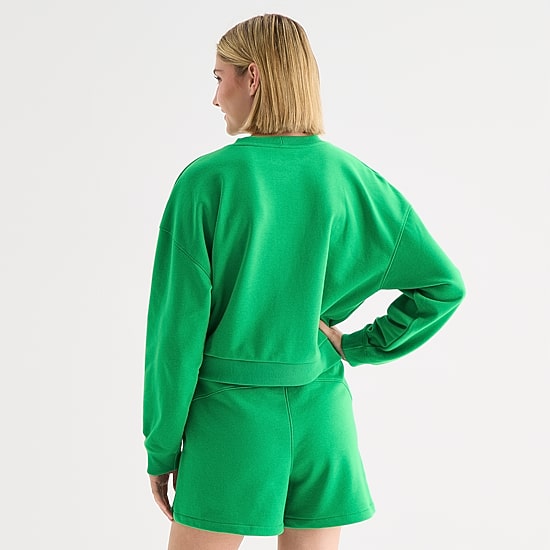 Xersion Womens Crew Neck Long Sleeve Sweatshirt
