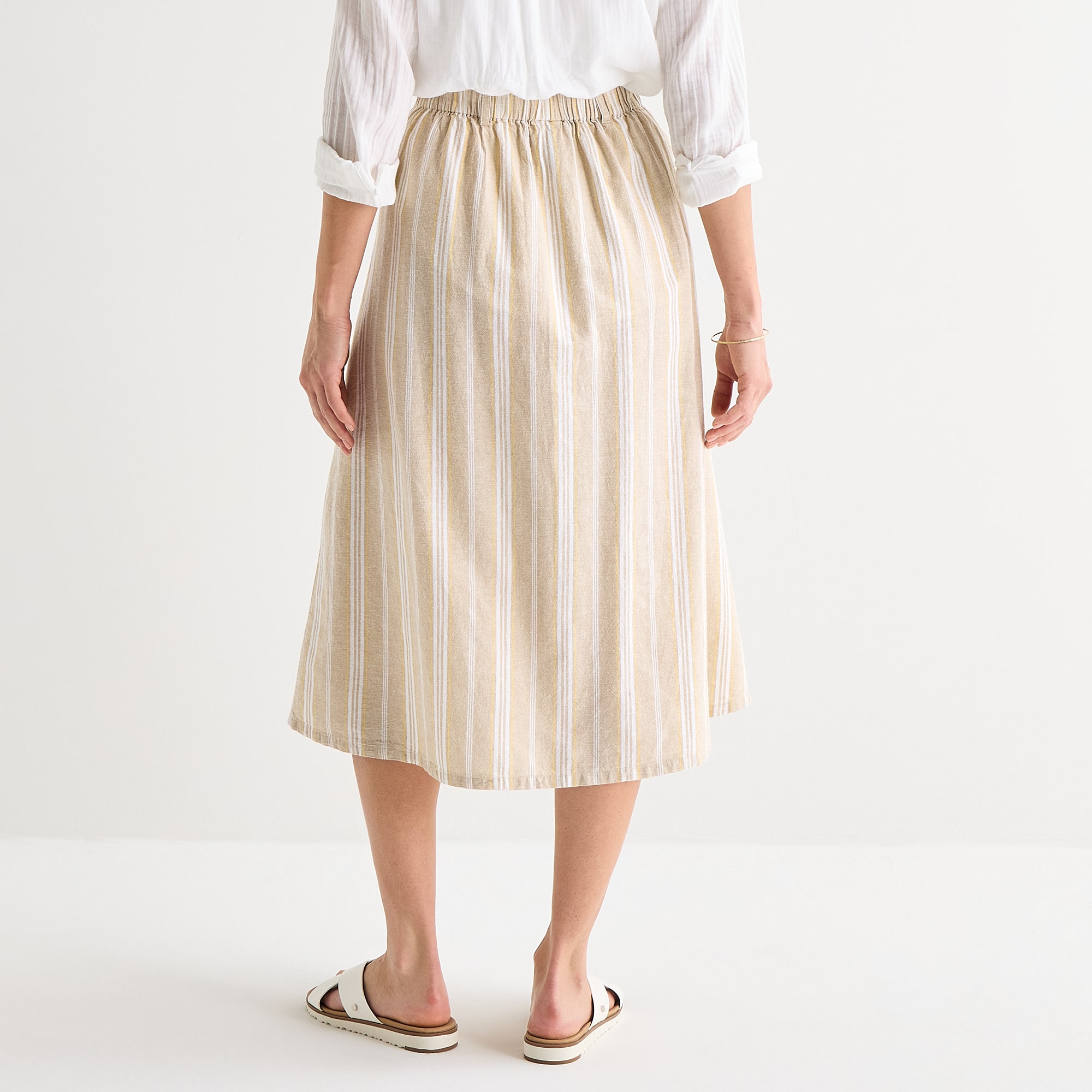 St. John's Bay Womens Midi A-Line Skirt