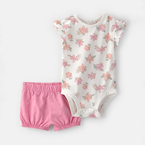 Carter's Baby Girls Jersey 2-pc. Short Set