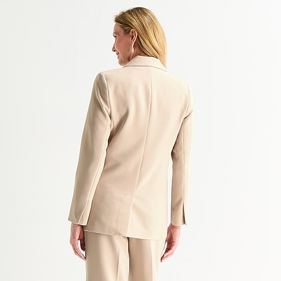 Liz Claiborne Womens Relaxed Fit Blazer