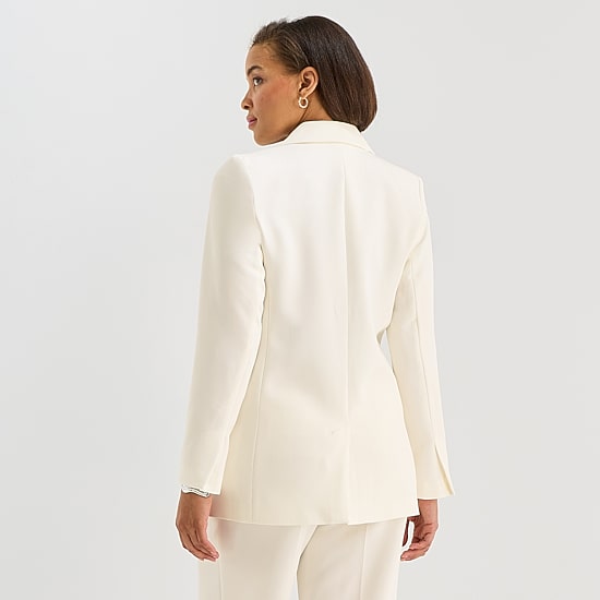 Liz Claiborne Womens Relaxed Fit Blazer