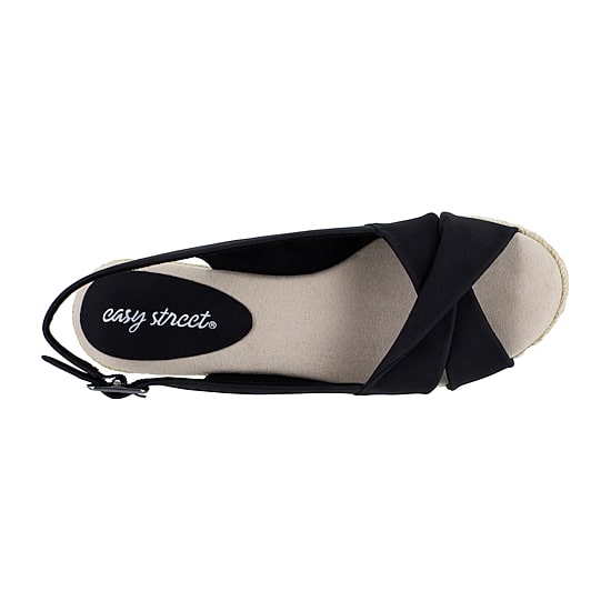 Easy Street Womens Maureen Wedge Sandals