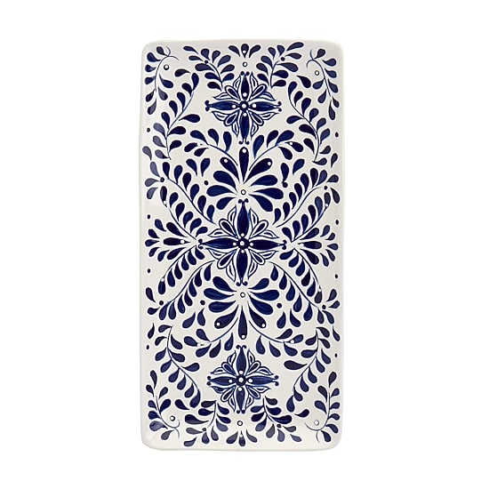 Tabletops Unlimited Carmine Stoneware Serving Tray