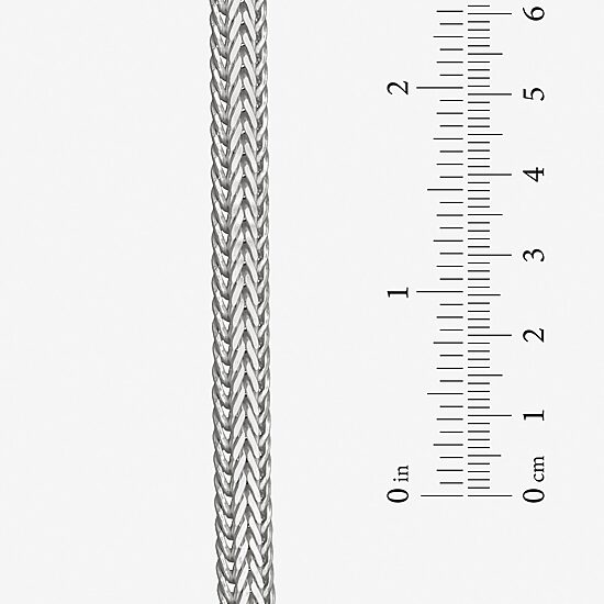 Made in Italy Unisex Adult Sterling Silver 8 1/2 Inch Solid Link Chain Bracelet