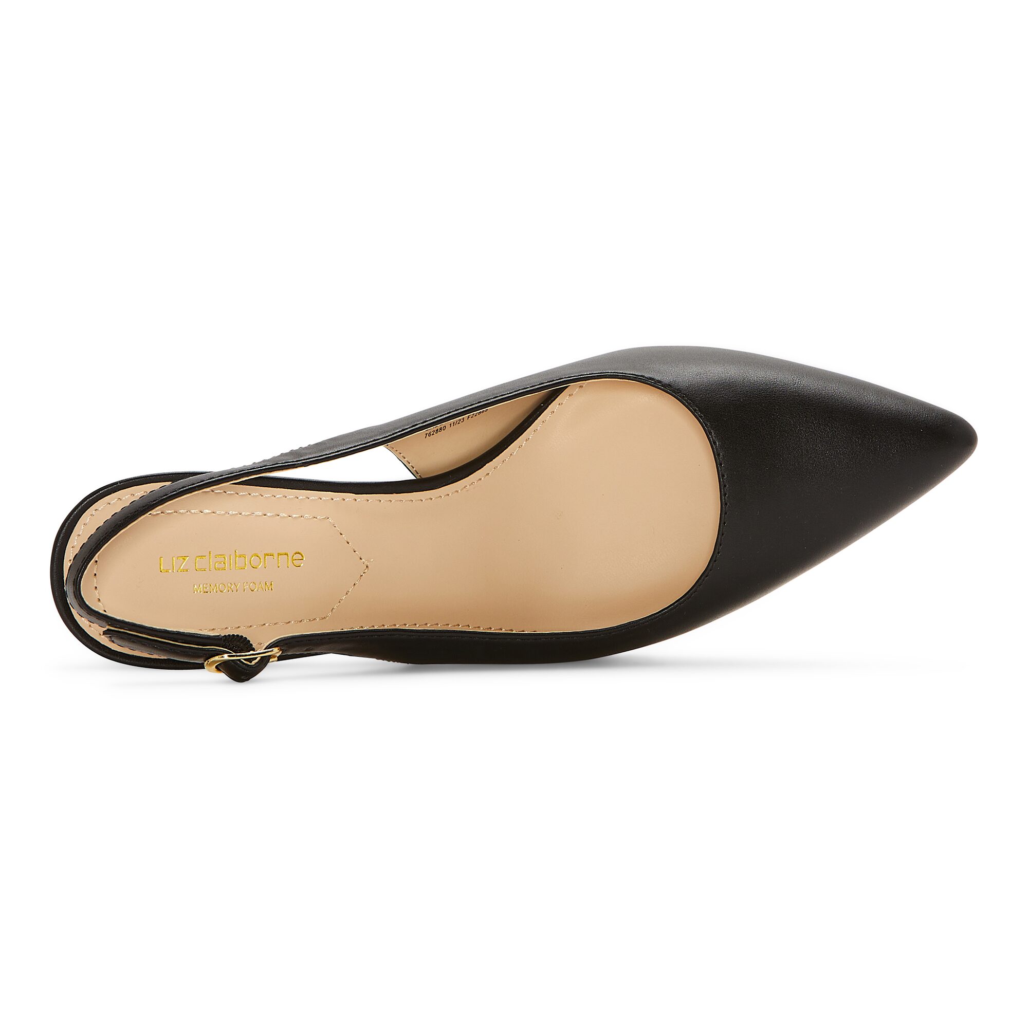Liz Claiborne Keith Womens Pointed Closed Toe Kitten Heel Pumps