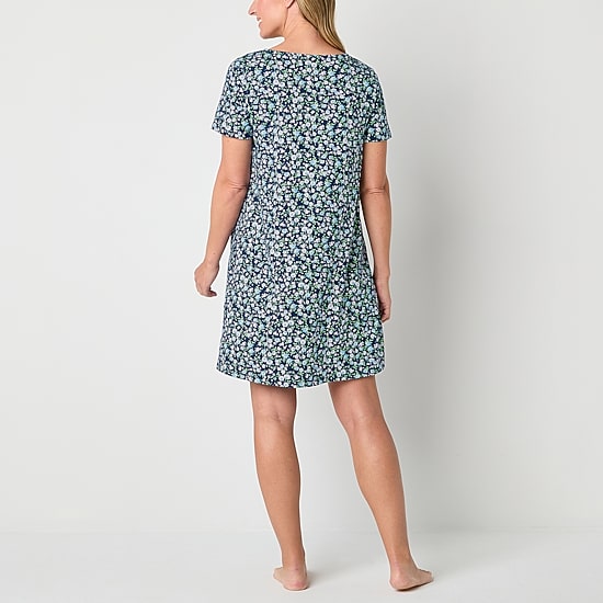 Adonna Womens Short Sleeve Nightgown