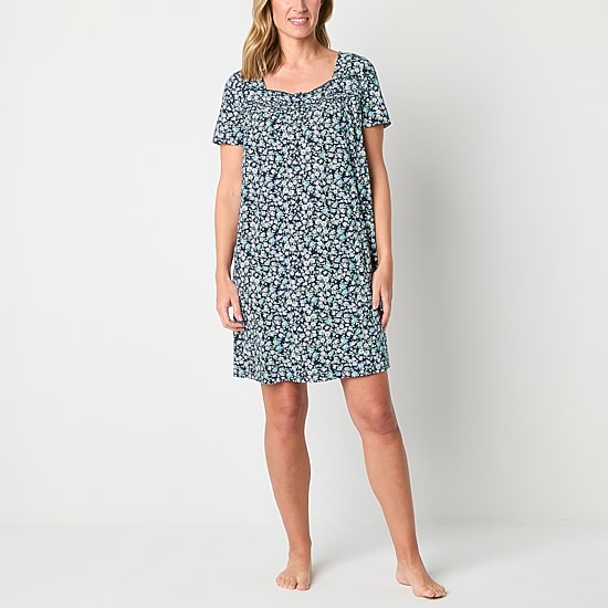 Adonna Womens Short Sleeve Nightgown