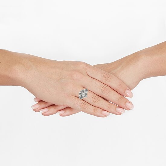 Limited Quantities! Womens 1 CT. T.W. Natural White Diamond 10K Gold Pear Engagement Ring