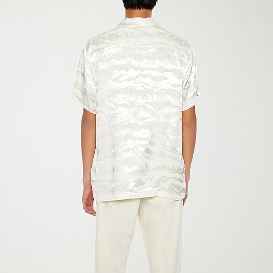 Forever 21 Mens Short Sleeve Abstract Button-Down Shirt