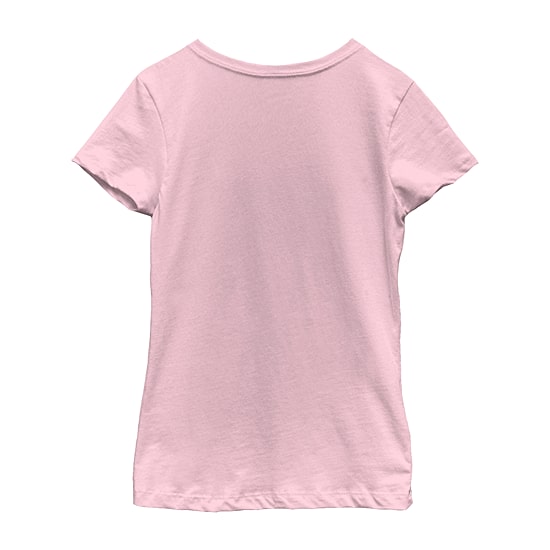 Disney Collection Little & Big Kid Girls Crew Neck Short Sleeve Regular Fit Cinderella Princess Rapunzel Graphic T-Shirt