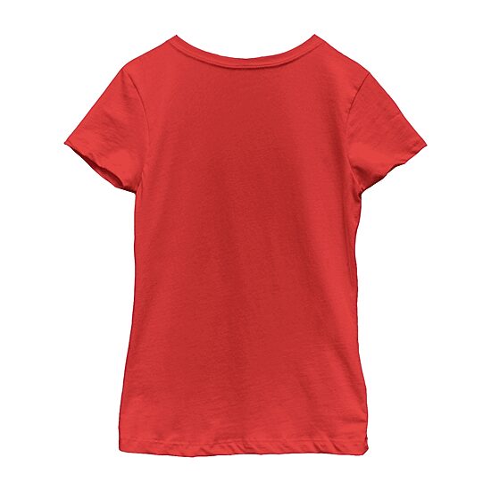Disney Collection Little & Big Kid Girls Crew Neck Short Sleeve Regular Fit Lilo & Stitch Graphic T-Shirt
