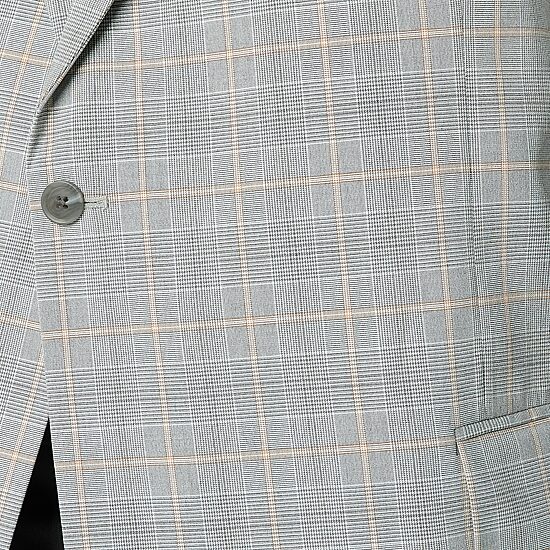 J. Ferrar Mens Big and Tall Plaid Regular Fit Sport Coat